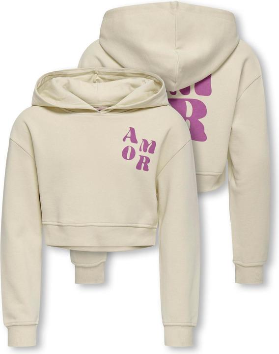 Produktbild Only Normal geschnitten Rundhals Gerippte Ärmelbündchen Tief angesetzte Schulter Sweatshirt Sweatshirt (146)