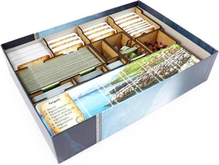 Produktbild Feldherr NUSS - Brettspiel Organizer für Nusfjord und Erweiterung Schollen-Deck