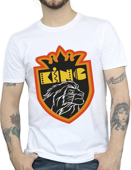 Actual product image Disney Mens The Lion King Crest T-Shirt (XL)