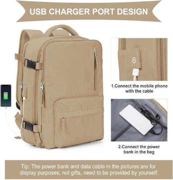 MU Style Bronx Series Reise Rucksack mit USB Anschluss