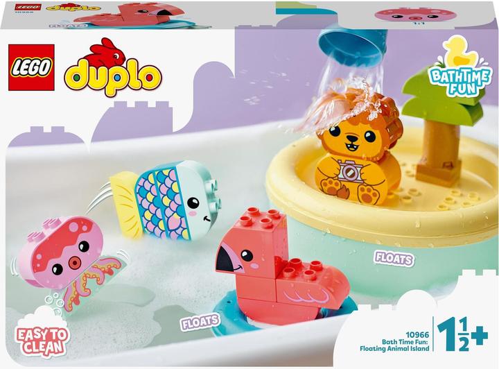 LEGO Bathtub fun: Swimming animal island (10966)