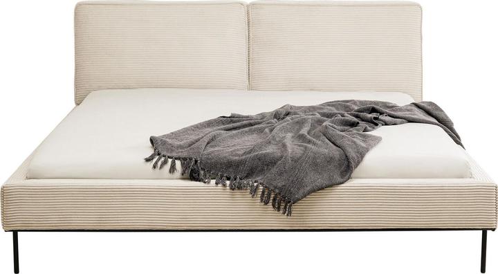 Immagine prodotto Kare Design Bett East Side Cord Creme 160x200cm (160 x 200 cm)