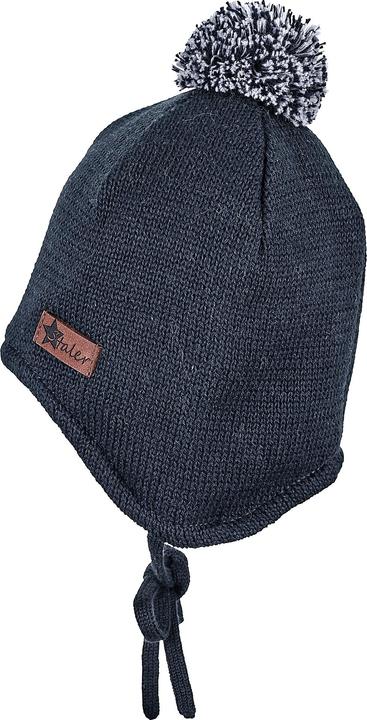 Image du produit Sterntaler Bonnet tricoté pompon marine Gr. 43 (43)