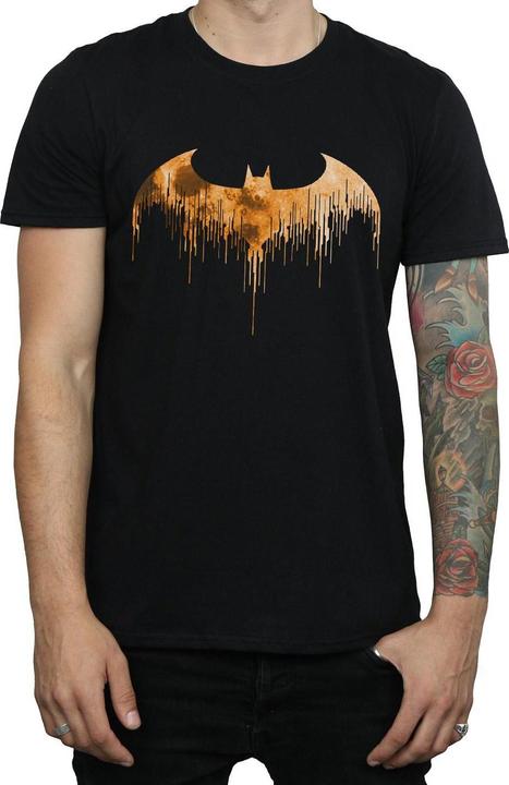 Actual product image Mens Batman Arkham Knight Halloween Moon Logo Fill T-Shirt (L)