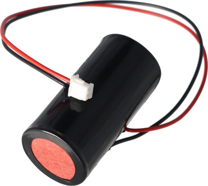 Actual product image AccuCell Batterie für die DOM Panasonic CR-2/3AZ Batterie mit Kabel und Stecker (1 pcs., CR2, 1800 mAh)