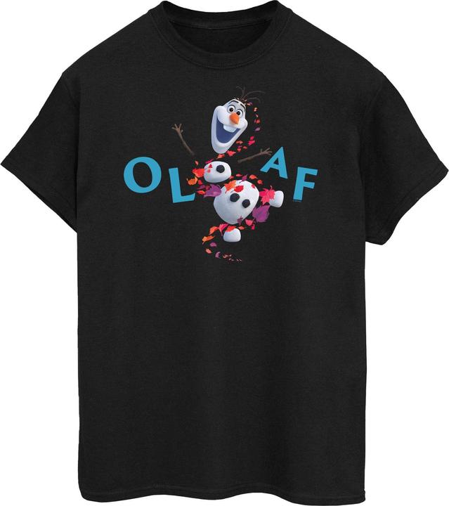 Immagine prodotto Disney Frozen 2 Olaf Leaf Jump Maglietta Ampia Donna (M)