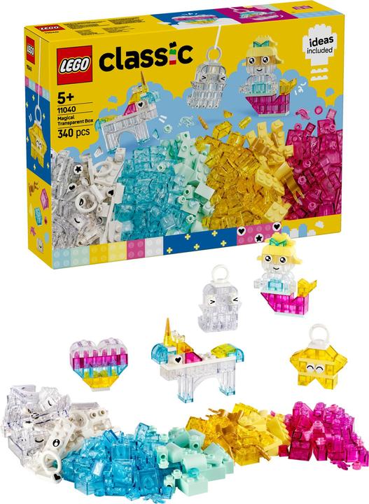 Produktbild LEGO Zauberbox mit durchsichtigen Steinen (11040, LEGO Classic)