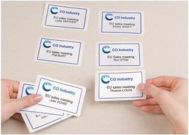 Actual product image Avery Name labels