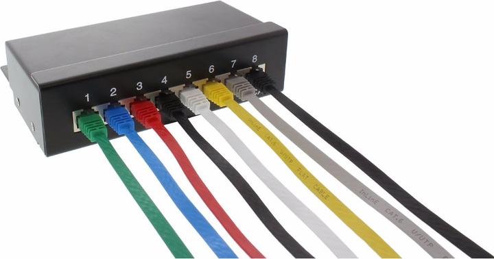 Produktbild InLine Patchkabel flach (U/UTP, CAT6, 3 m)