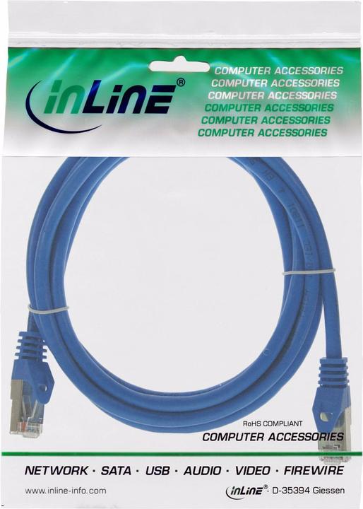 Actual product image InLine Patch cable (S/FTP, CAT5e, 0.30 m)
