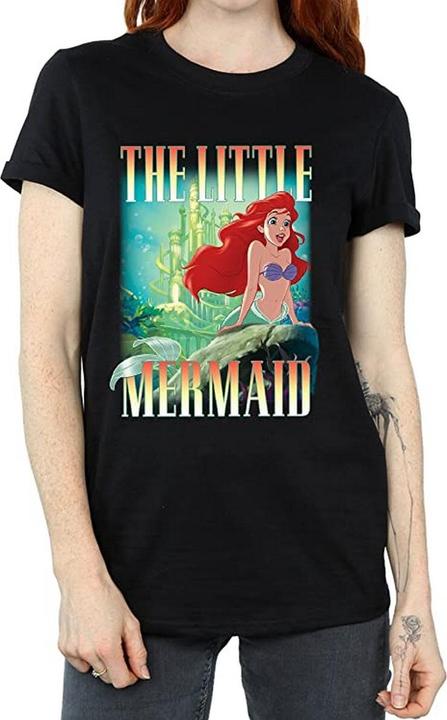 Image du produit The Little Mermaid Ariel Montage Coton Boyfriend TShirt (S)