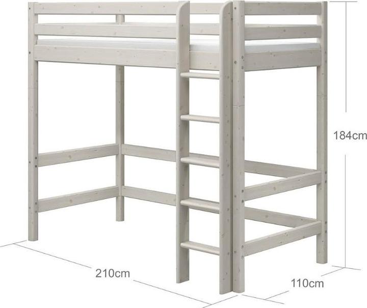 Immagine prodotto Flexa Pali classici 90cm per letto a soppalco bianco