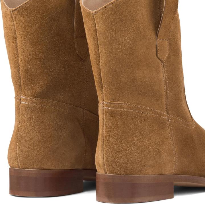 Actual product image La Redoute Collections Flache Boots aus Veloursleder (39)