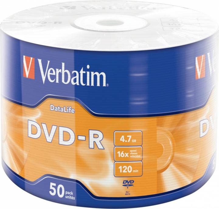 Actual product image Verbatim DataLife 50 x DVD-R (50 x)