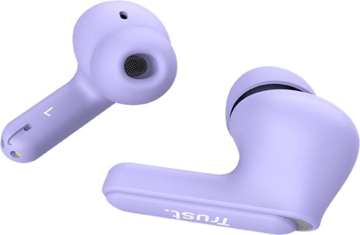 Actual product image Trust Yavi Bt Enc Earbuds Purple (ANC, 23 h, Wireless)