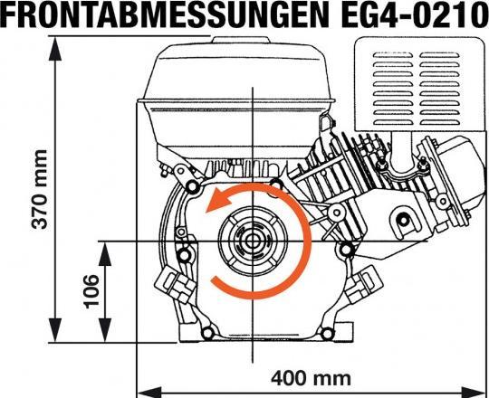 Produktbild Rotek - Benzinmotor Engine EG4-0210-5HE-KW20x53(S1)