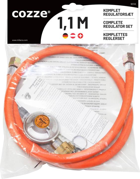 Actual product image Millarco Cozze gas regulator set