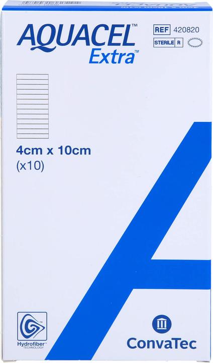 Produktbild Aquacel Ag Hydrofiber Verband 4x10cm