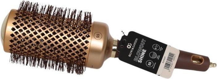 Image du produit Olivia Garden OLIVIA GARDEN Expert Blowout Shine szczotka do modelowania i suszenia włosów Złoto Brązowa 55mm