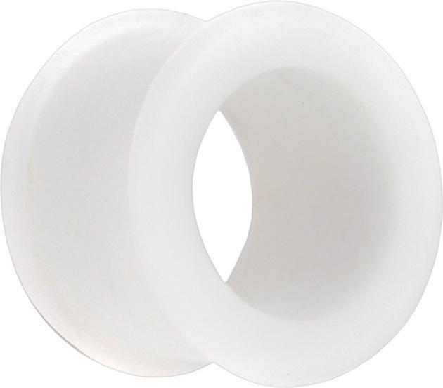 Produktbild Star Piercing Tunnel dick weiss (ohne Messing, Silikon)