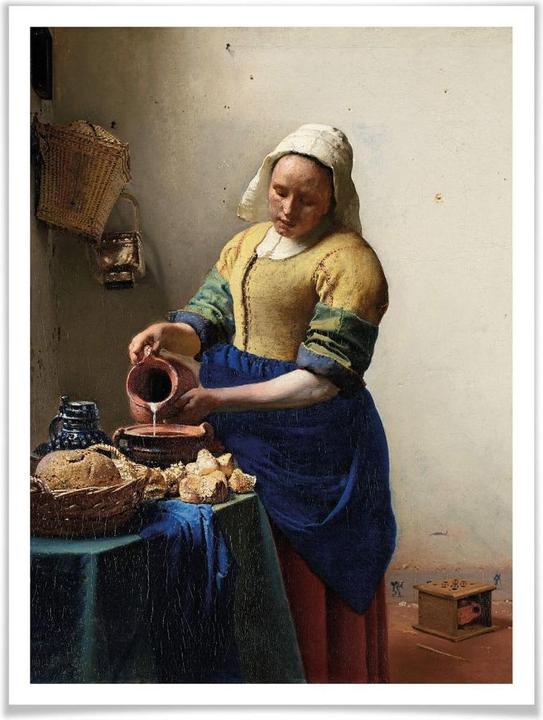 Immagine prodotto Trenddeko La ragazza con la brocca di latte (40 x 50 cm)