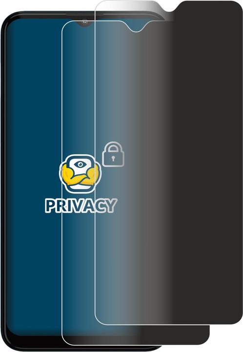 Produktbild BROTECT Sichtschutzfolie Anti-Spy Privacy Folie Blaulicht-Schutz (2 Stück, Motorola Moto G10 Power)