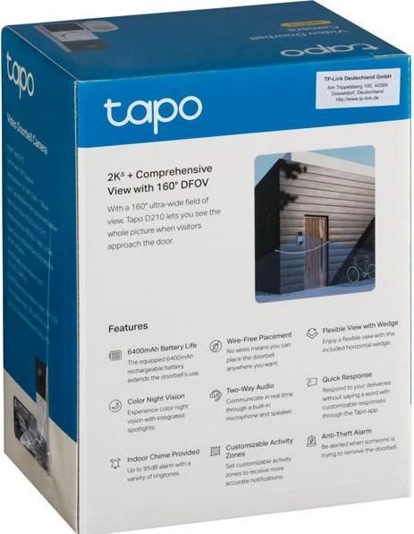 Immagine prodotto TP-Link Tapo D210 (2304 x 1296 Pixels)