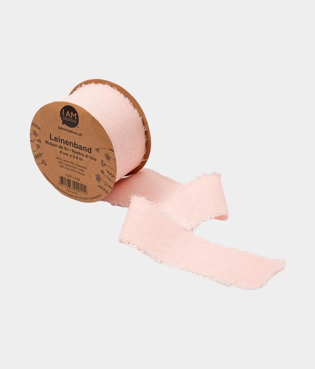 Image du produit I Am Creative Ruban de lin, ruban cadeau polyvalent (Ruban, 1 x)