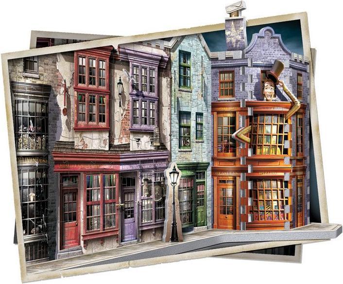 Actual product image Wrebbit 3D Harry Potter Diagon Alley - W01010 TAKTIK (450 pieces)