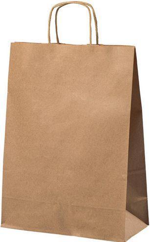 Produktbild Mailmedia Papier-Tragetasche mit Kordel 8.7 Liter braun Masse B 240 x T 110 H 330 mm (250 Stück)