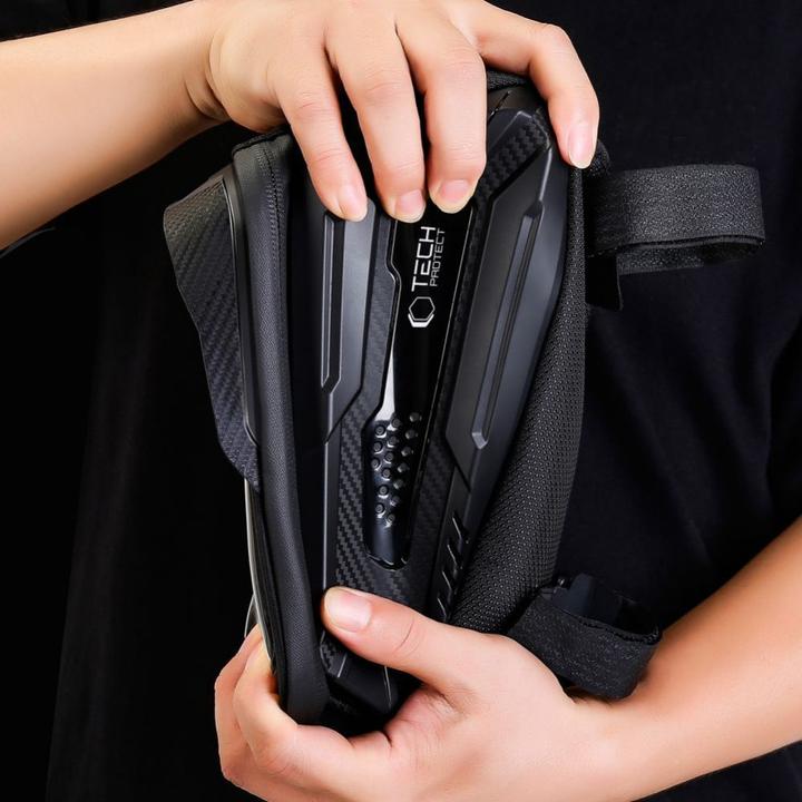 Image du produit Tech-Protect Sacoche de vélo V2 avec espace pour un téléphone de 1.2l - noir