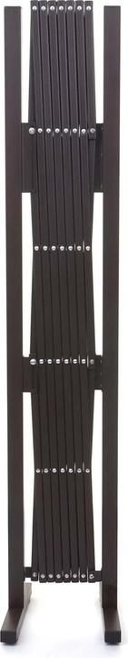 Produktbild Swisshandel24 Absperrgitter, Scherengitter Rankhilfe Tierschutzgitter ausziehbar, Alu braun - Höhe 153cm, Breite 2 (31 cm)
