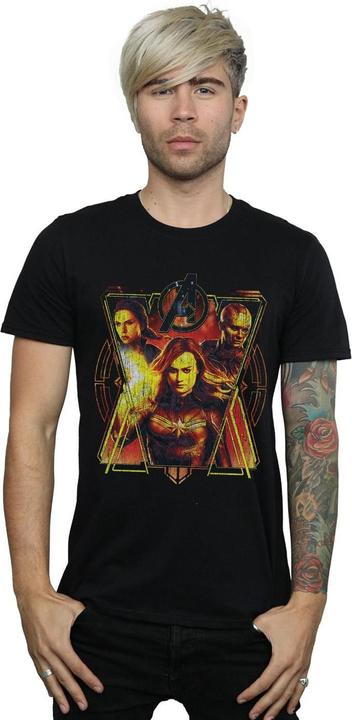Immagine prodotto Avengers Endgame Distressed Sunburst Maglietta Uomo (4XL)