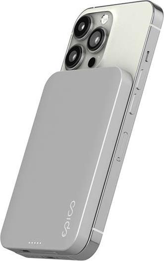 Immagine prodotto Epico Powerbank Magsafe 5000mah Argento (5000 mAh, 15 W)