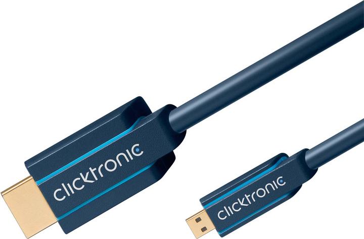 Produktbild clicktronic micro HDMI (Typ D) — HDMI (Typ A) (3 m, HDMI)