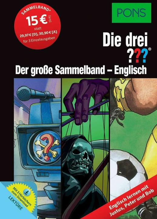 Immagine prodotto Die drei??? Der grosse Sammelband - Englisch (Inglese, 2018)