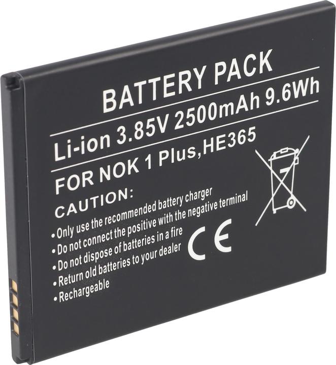 Actual product image AccuCell Battery Nokia 1 Plus, HE365