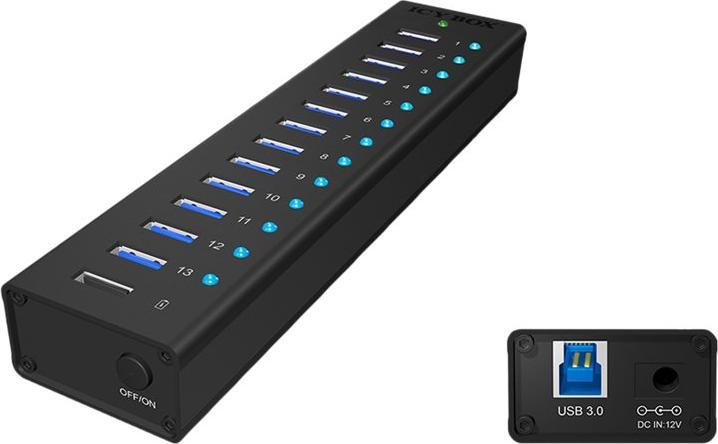 Immagine prodotto Icy Box Ib-Ac6113 (USB-B, 13 Porti)