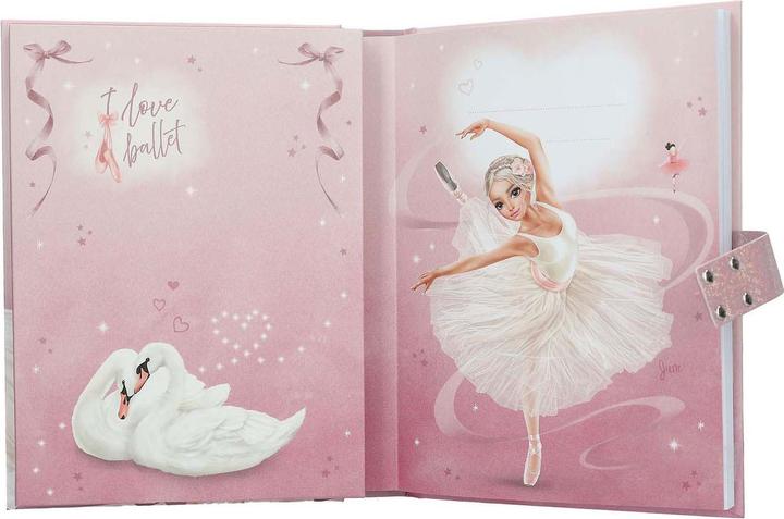 Actual product image Magni DEPESCHE TOPModel Geheimcode Tagebuch BALLET mit Sound rosa (Lined, Hardcover)