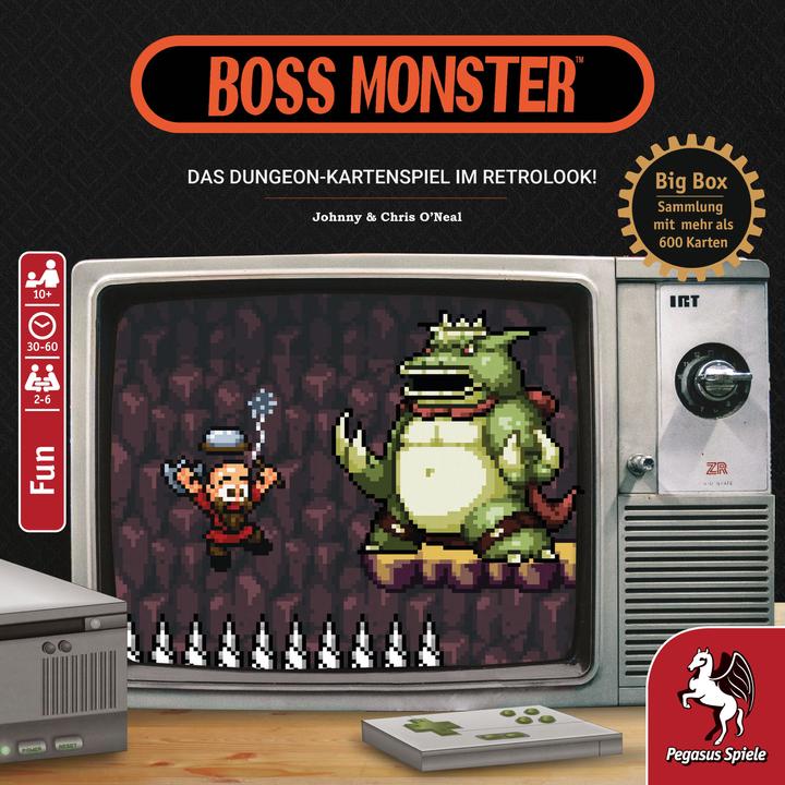 Actual product image Pegasus Boss Monster Big Box, card game, for 2-6 players, from 10 years (DE edition) (German)