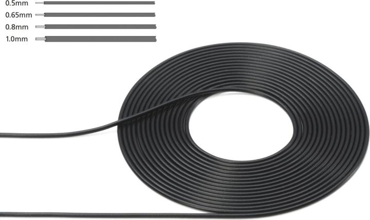 Immagine prodotto Tamiya Cavo 2,0 m (diametro 1,0 mm / nero)