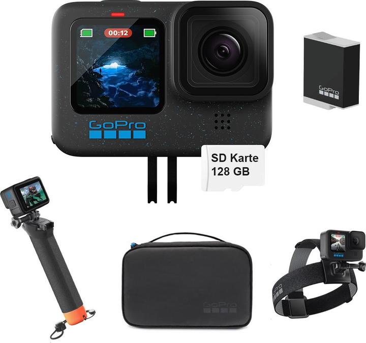 Produktbild GoPro HERO12 Black - Special Bundle (60p, Bluetooth, WLAN)