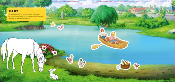 Actual product image Bibi & Tina - Stickers, Painting, Designing. With 250 stickers