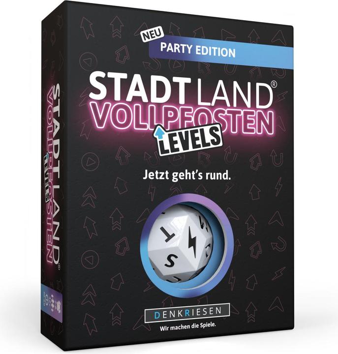 Denkriesen - STADT LAND VOLLPFOSTEN® - Levels - PARTY EDITION - "Jetzt geht's rund." (Deutsch)
