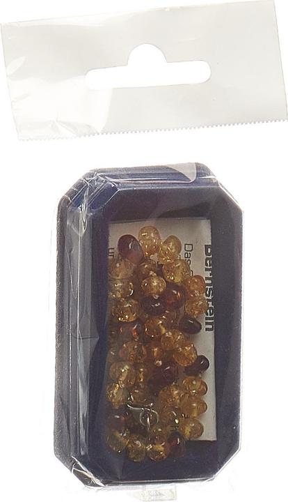 Produktbild Amberstyle Bernsteinkette 32cm citrin cognac Karabinerverschluss (1 Stk)