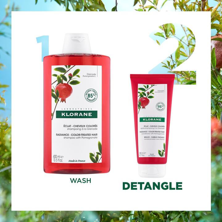 Actual product image Klorane Colour shine care balm with pomegranate (200 ml)