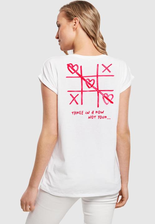 Produktbild Mister Tee MisterTee Three In A Row Ladies Extended Shoulder Tee - 194805 (M)
