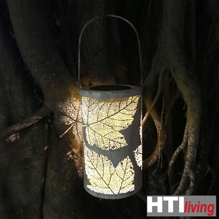 Produktbild HTI-Living Solarlaterne Blätter/Baum, 2er Set (12.5 x 12.5 cm, 2 x)