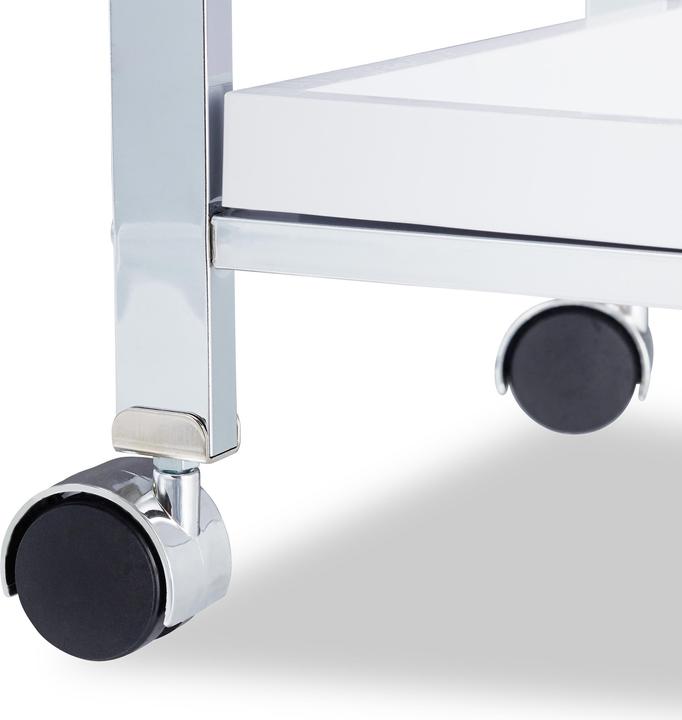 Immagine prodotto Relaxdays Carrello da servizio 3 vassoi rimovibili