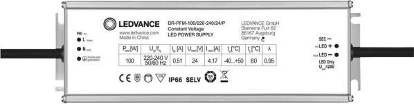 Immagine prodotto Osram Driver LED a tensione costante per esterni DR-PFM-100/220-240/24/P
